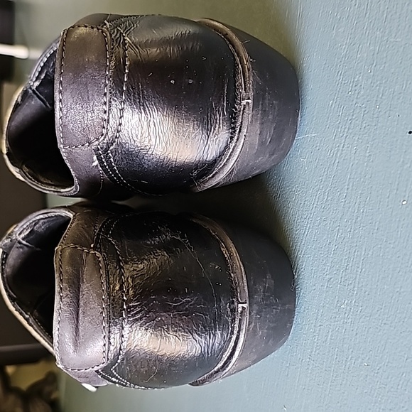 ROMIKA CITY, black and silver comfy leather loafers Size 9.5 (40) Y2K VICTORIAN - Picture 6 of 10